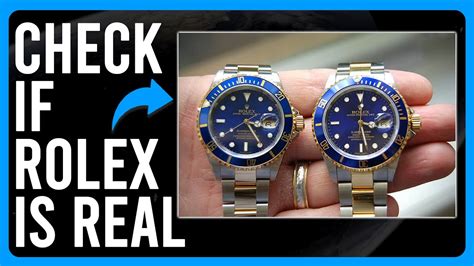 how to tell if its a real rolex watch|how to tell genuine rolex.